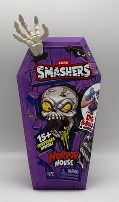 ZURU Smashers Horror House Coffin Surprise Monster Dig & Build 15+ Surprises New