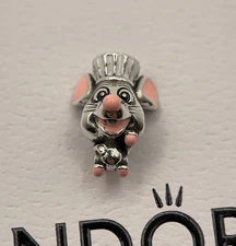 Pandora Disney Pixar Ratatouille Remy Silver Charm