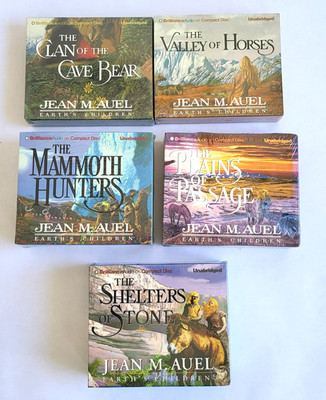 Jean M. Auel Earth s Children 5-Book Audiobook CD Set Unabridged  NEW