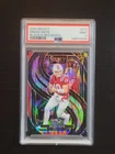 2024 Panini Select Premier Level #113 Drake Maye Black & Red Shock RC PSA 9 Mint
