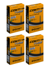 Image of 4x Continental Race Light Inner Tube 700 x 18-25c - 60mm Presta - Road - 0181831