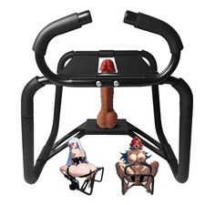 Sex Chair,Sex Furniture for Bedroomwith Adjustable Handrail and Realistic Dil...