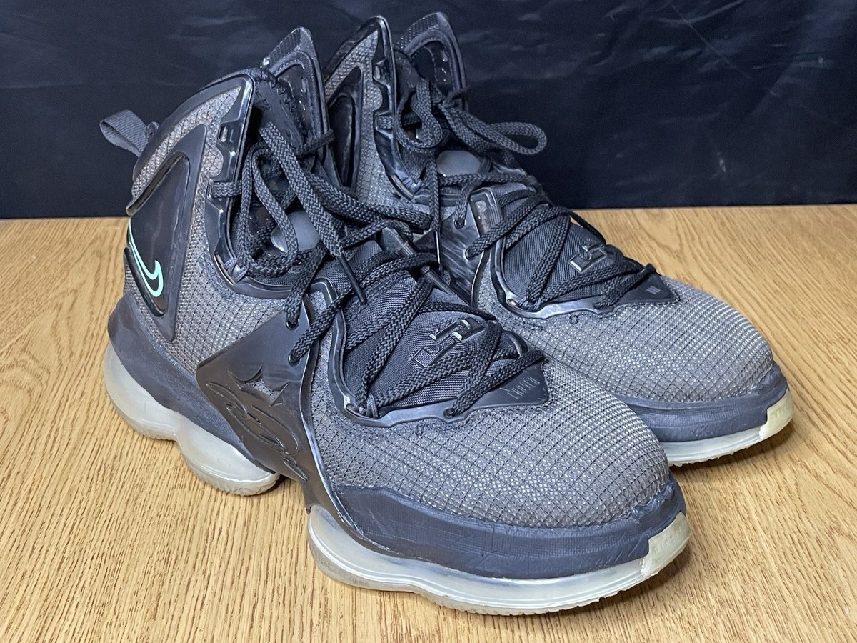 Size 8.5 - Nike LeBron 19 Black Green Glow for sale online | eBay