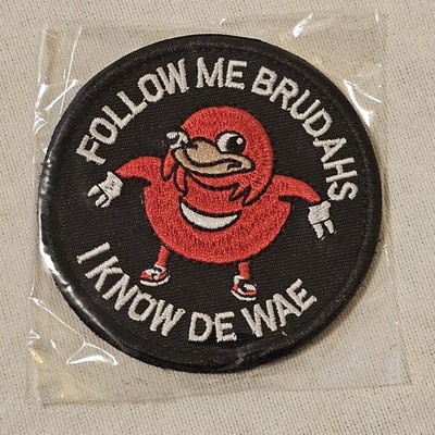 Lot 16 Ugandan Knuckles Meme Follow Me Brudahs I Know De Wae Embroidered Patch