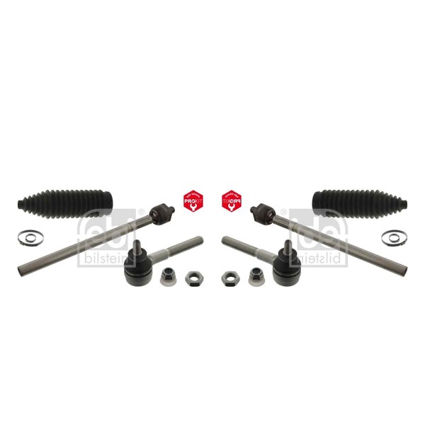 Febi Bilstein Spurstange Set Vorne Rechts Links FüR Peugeot 206 CC 2D 2A/C-image