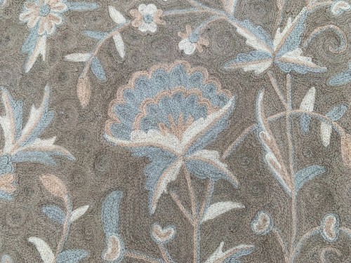 3x5 ft Vintage Handwoven French Aubusson Rug Needle Point Living Room Wool Rug - Picture 8 of 11