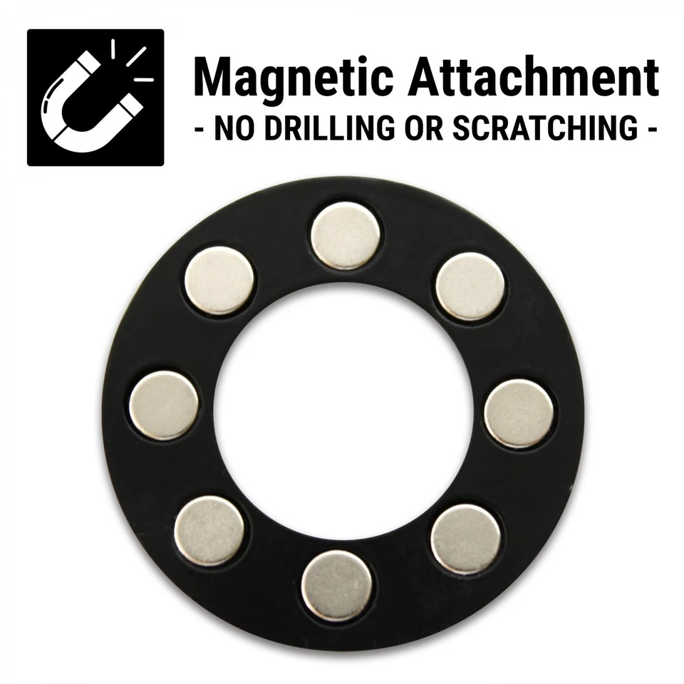 Magnetic Wiper Switch (WISCHER) Trim Ring Cover (Silver Beige) For VW Beetle - Image 4 of 4