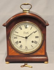 Comitti of London Striking Mantel Clock 8 Day with Key