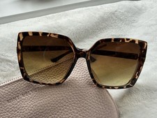 Mint Velvet Designer Ladies Sunglasses Brown Capri With Case