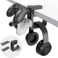 3-in-1 PC Gaming Headset Controller Holder - EURPMASK Headphone Stand w/Adjus...