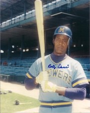 BOBBY DARWIN MILWAUKEE BREWERS SIGNED 8X10 PHOTO W/COA