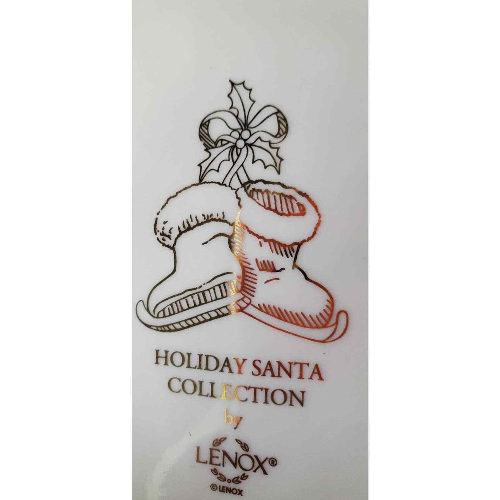 Lenox Holiday Santa Collection Teapot Ice Skating Santa eBay