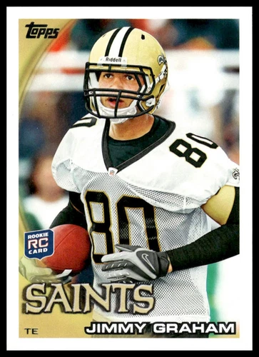 2010 Topps #265 Jimmy Graham RC New Orleans Saints