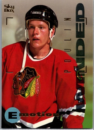 1995 Skybox E-Motion Patrick Poulin #32 card