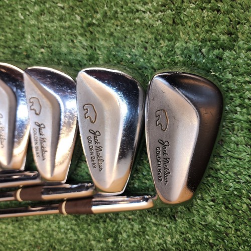 Vintage Macgregor Jack Nicklaus Golden Bear Iron Set 3-9 R Flex Steel Shaft RH - Picture 2 of 21
