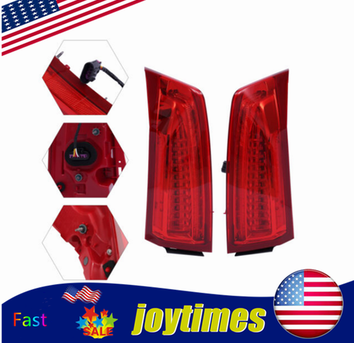 For 13-2018 Cadillac ATS 4-Door Sedan LED Tail Lights Brake Lamps Left & Right - Foto 1 di 13
