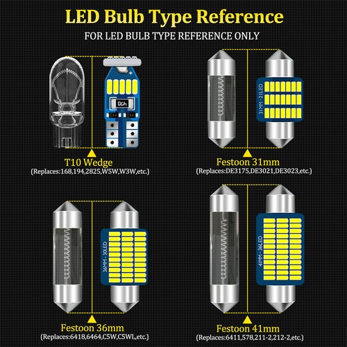 16x 6000k Interior LED Light Package Kit Set for MITSUBISHI Pajero Sport 2016-20 - Bild 4 von 11