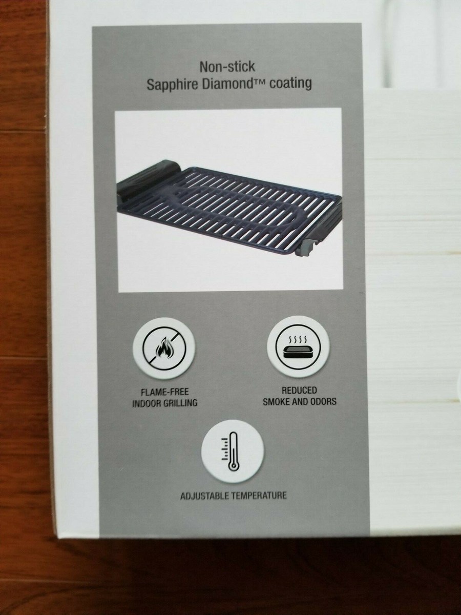 Ninja Sizzle Grill électrique d'intérieur, plancha avec plaque grill