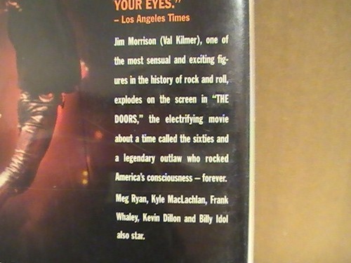 The Doors 2 DVD 1991 Sp Ed Val Kilmer Meg Ryan Oliver Stone Jim Morrison Dillon - Picture 11 of 18