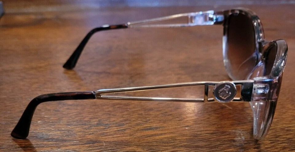 Gafas de sol para mujer ROCAWEAR ojo de gato marco de metal negro y dorado Foto 4 de 4