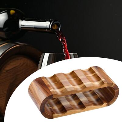 Wooden Wine Rack Water Bottle Organizer Holder for Counter Tabletop Kitchen