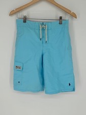 NWOT Polo Ralph Lauren Boys Swim Shorts/Trunks Light Blue Sz 8/Sm O8