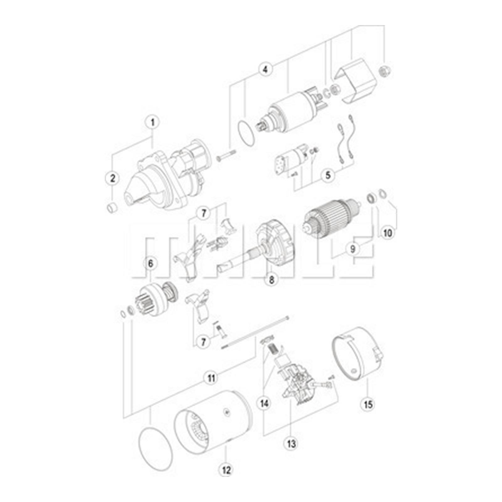 Genuine MAHLE Starter Motor MS 30 Top German Quality for sale  