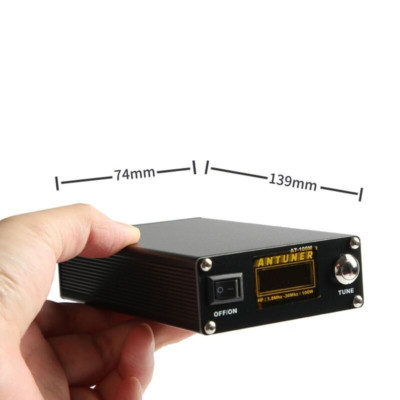 ANTUNER AT-100M Universal HF Antenna Tuner 1.8Mhz-30Mhz 100W SWR Power Meter