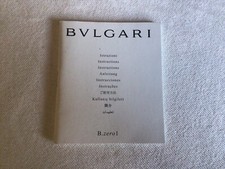 Libretto Booklet Istruzioni Bulgari B.zero1 Codice 801301