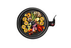 Elite Gourmet 12" Deluxe Indoor Grill with Lid