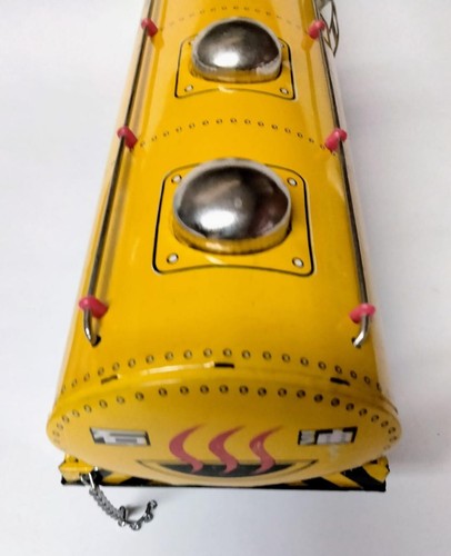 Vintage Tin Friction Oil Tanker Truck #MF201 w/Sound Effects in Box- Pre-Owned - Picture 6 of 8