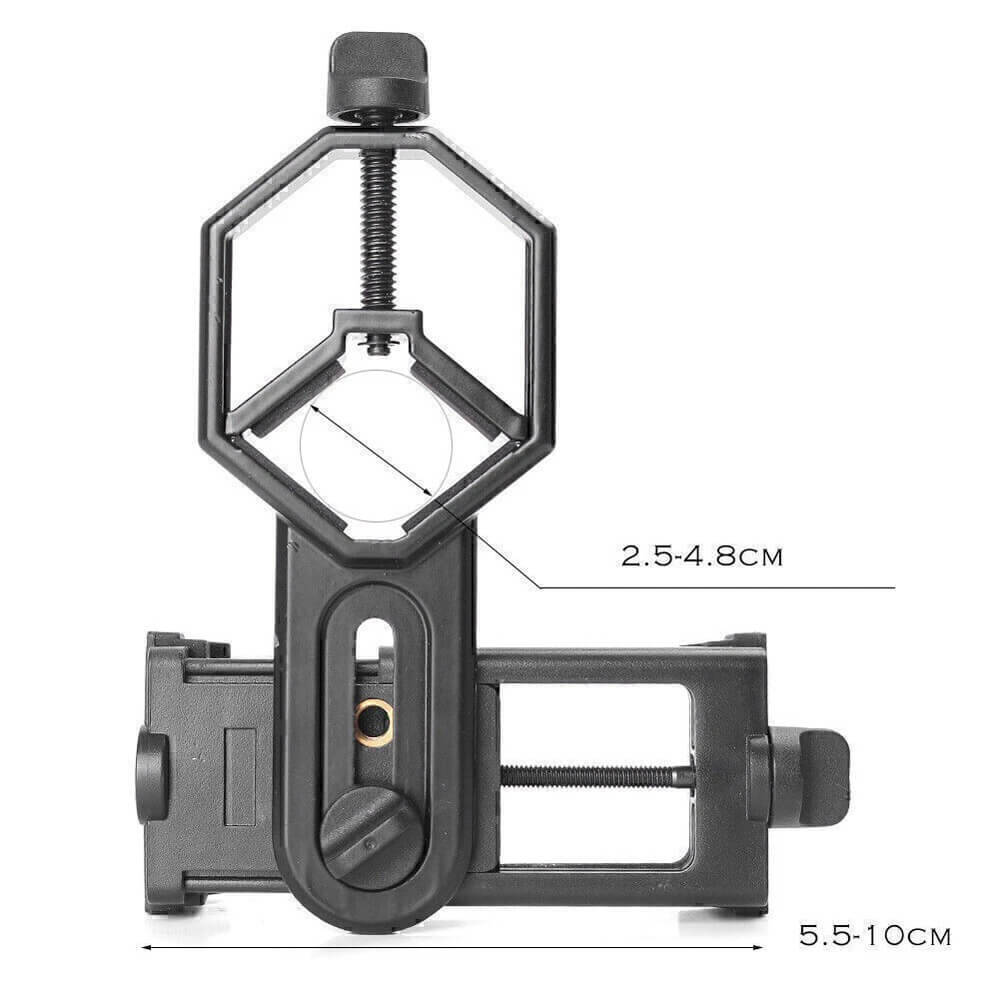 Universal Mobile Cell Phone Adapter Clip Mount Holder for Telescope Microscope