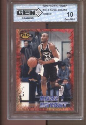 #ad #ad 1996 Kobe Bryant Pacific Power Regents of Roundball #RR 6 Gem Mint 10 RC Lakers $39.99