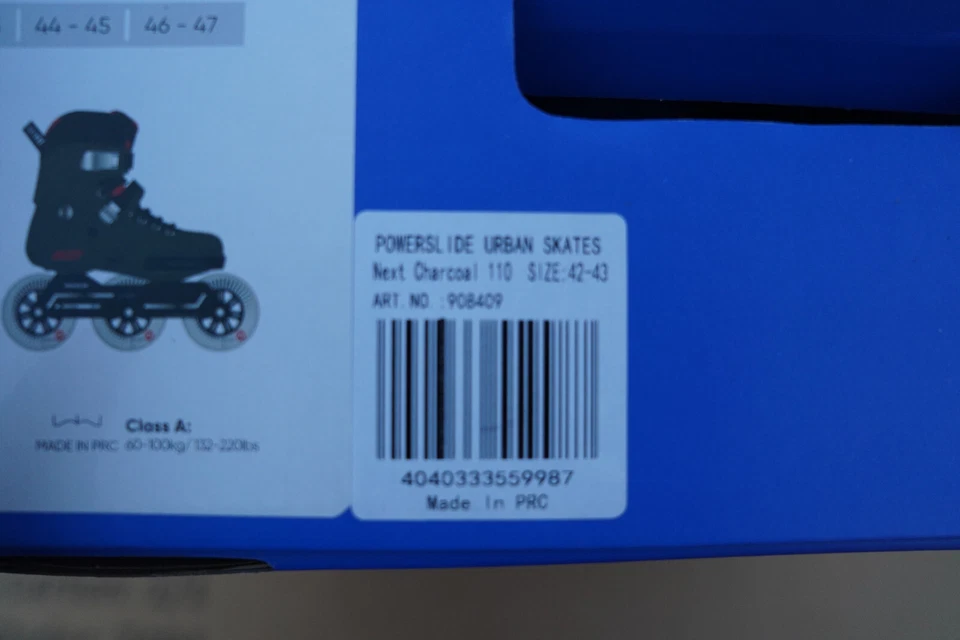Powerslide Inline Skate Next Charcoal 110, für Urban und Fitness Unisex - Bild 3 von 4
