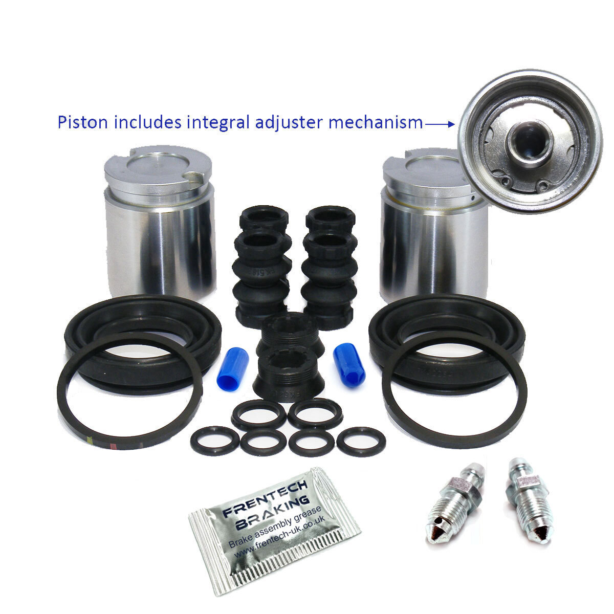 For Transporter T5 Rear Brake Caliper Adjsuter Pistons & Repair Kit (For TRW)