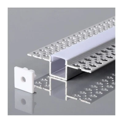 V-TAC Profilo in alluminio con difusore per Strisce LED Misura Interna 12,5mm