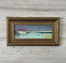 Original oil painting framed