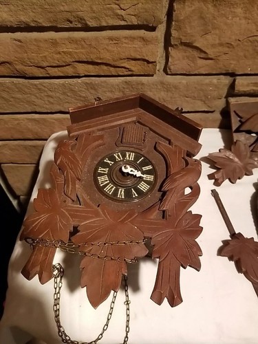 Hall West Germany Wooden Cuckoo Clock 1963 From the Date On The Inside. - Picture 17 of 19