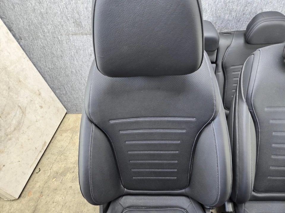 Leather Seat Seats Set Front Rear Amg Mercedes W206 C43 C300 2k oem - Image 2 of 4