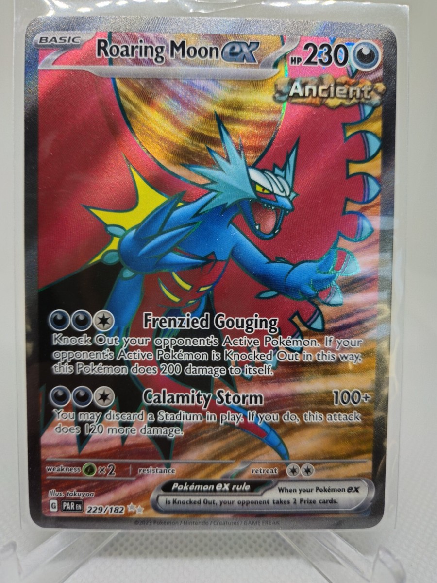 Roaring Moon ex - 229/182 - Paradox Rift - Pokemon TCG NM/M | eBay