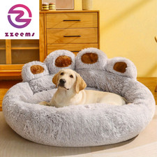 Cozy and Comfy Pet Dog Bed - All Seasons Paw Shape Warm Dog Bed Cushion for Your