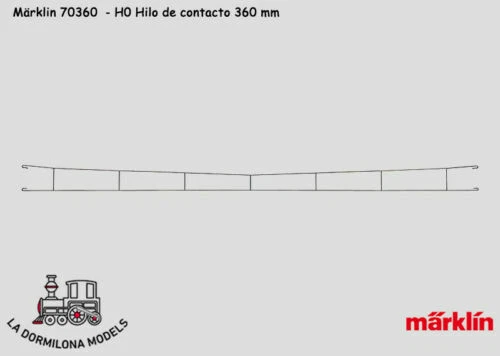 Catenaria de escala H0 Märklin para modelismo ferroviario