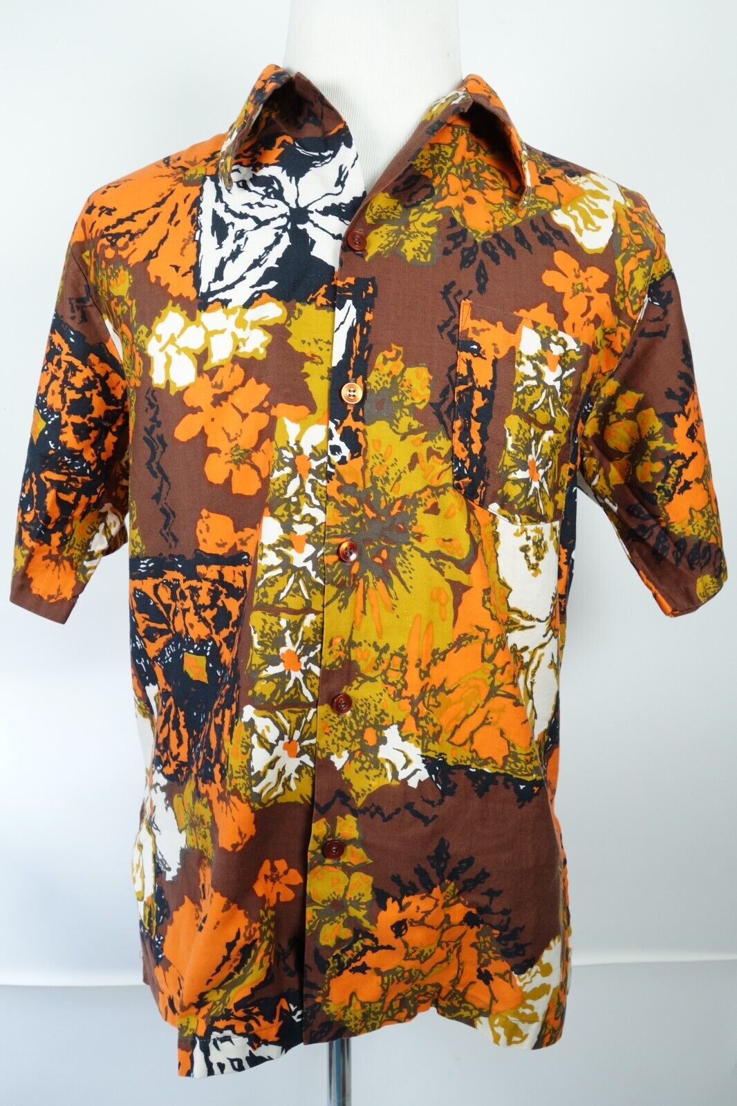 Vintage Kona Kai Hawaiian Shirt Selvedge Men Size… - image 1