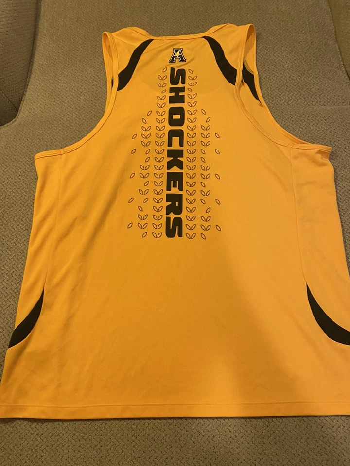 Men's Asics Pro Elite WSU Shockers Track & Field Running Singlet XL - Image 2 of 2