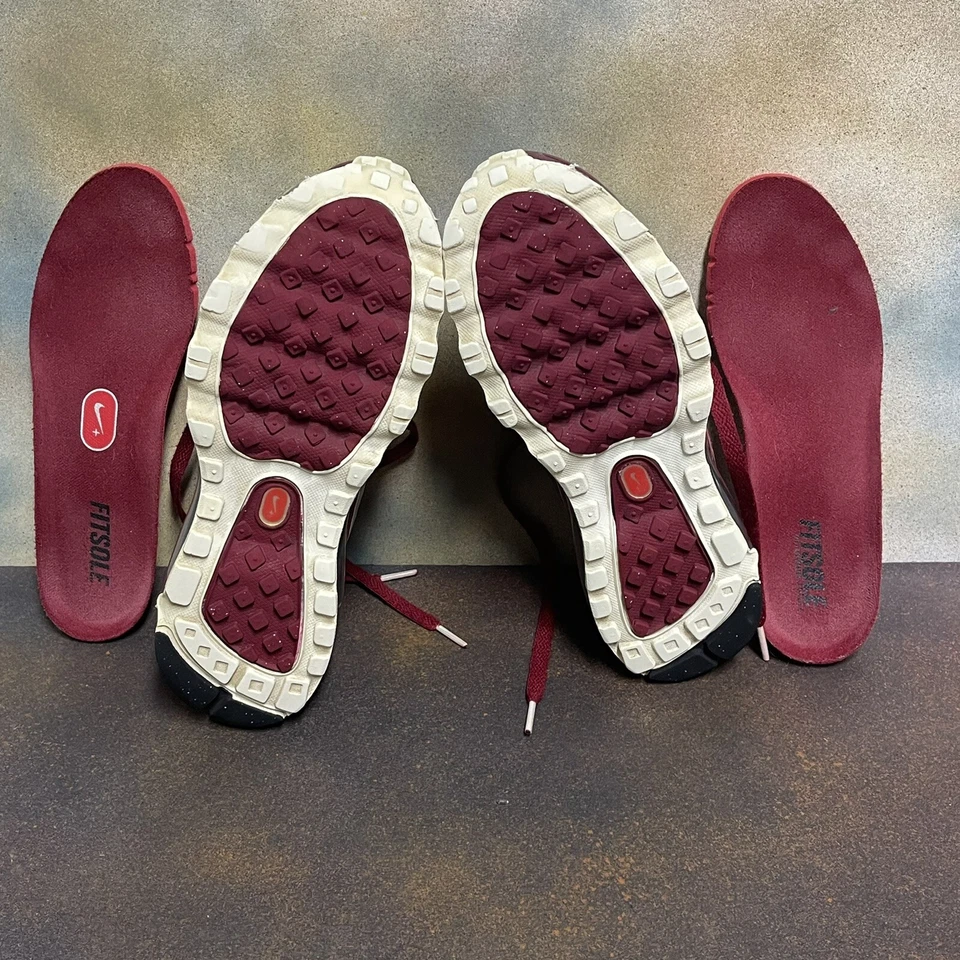 Nike Air Max 2010 Flywire 386374-600 Retro Granate Mujer Tenis Talla 6.5M Foto 4 de 4