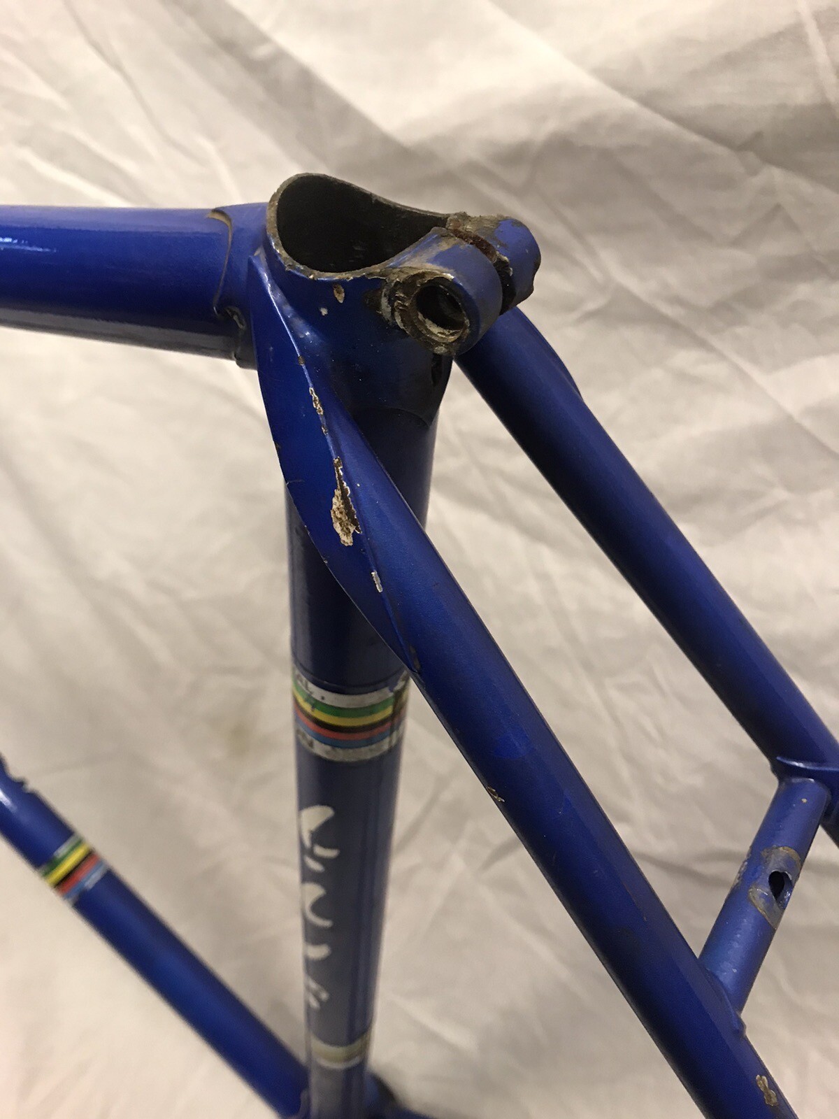 Cadre Vélo Vintage L.LYS Bernard Carré – Acier 531, 55 Cm, Fourche Incluse