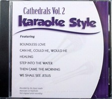 Cathedrals Volume 2 Christian Karaoke Style NEW CD G Daywind 6 Songs