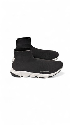 Balenciaga Speed Trainers Black/White Size 12 New With Box | eBay