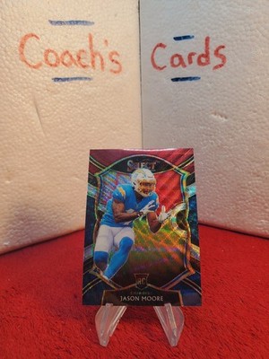 2020 Select NFL TRI-COLOR PRIZM #/199 Jason Moore Rookie Los Angeles Chargers
