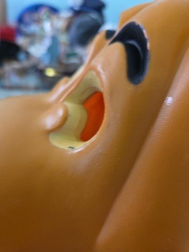 Scooby Doo Halloween Plastic Light Up Jack-O-Lantern Pumpkin Hanna Barbera VTG - Picture 9 of 16